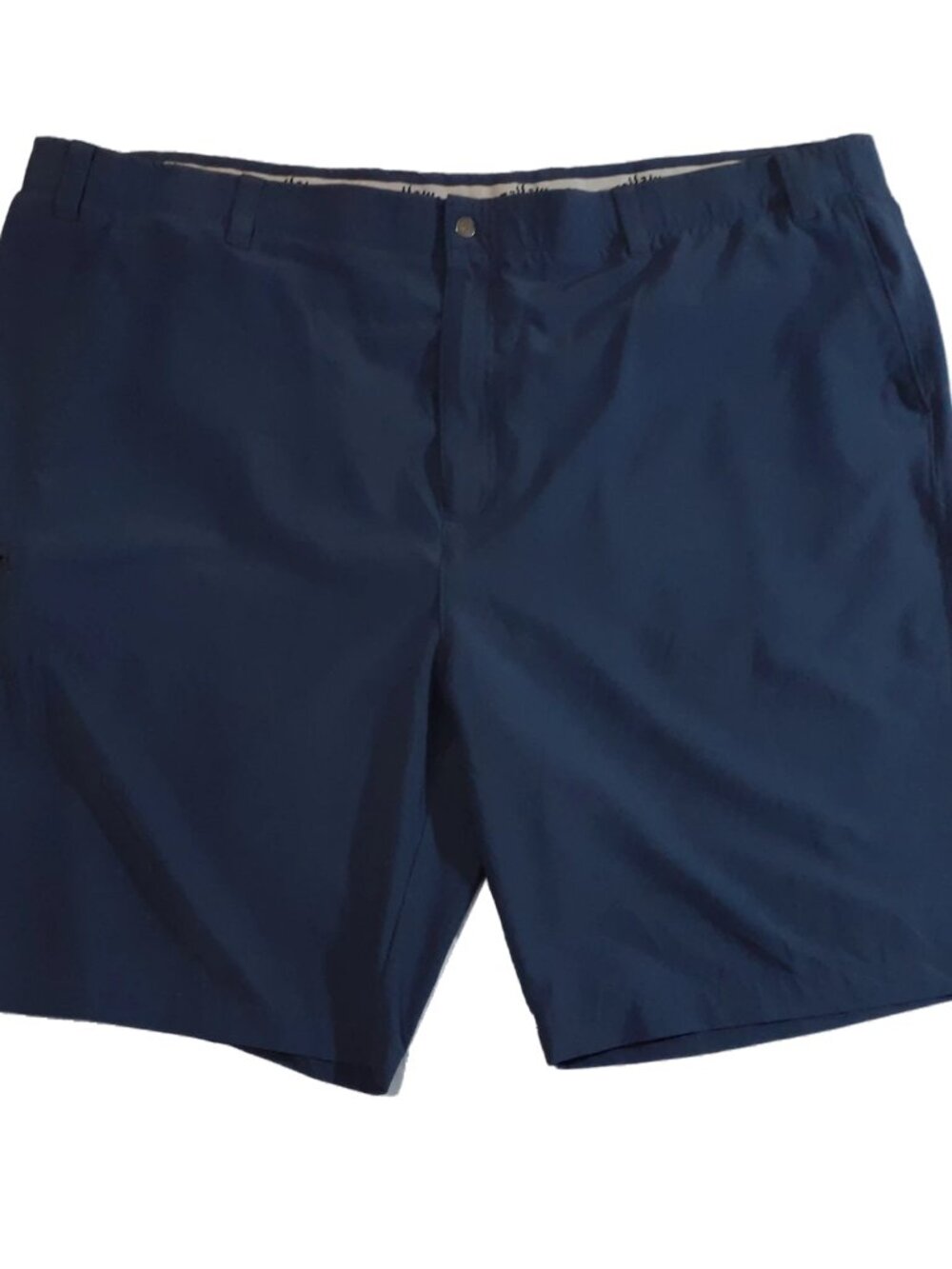 Callaway Golf Shorts Mens 50B Blue Gray Chino Flat Front 10 Inseam Stretch